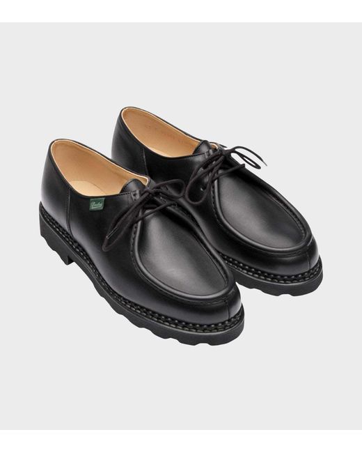 Paraboot Black Griff Lis Noir Loafers