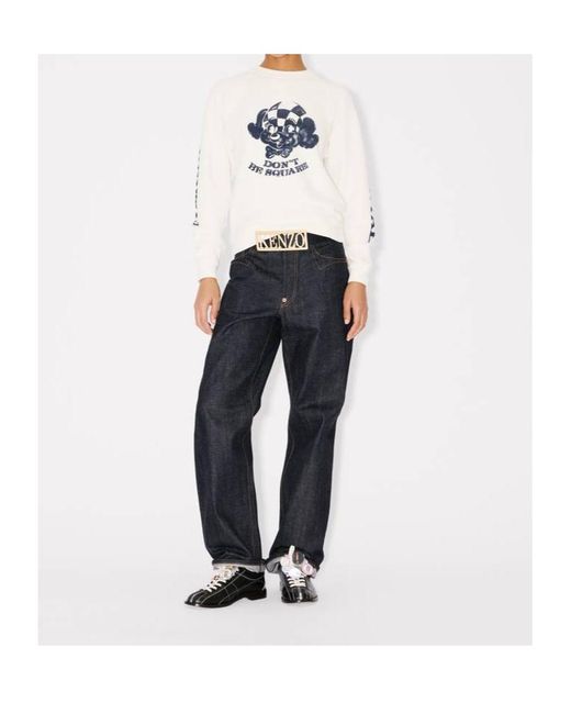 KENZO White Cartoon' Sweatshirt
