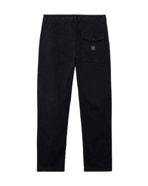 Stone Island Black Pocket Trousers for men