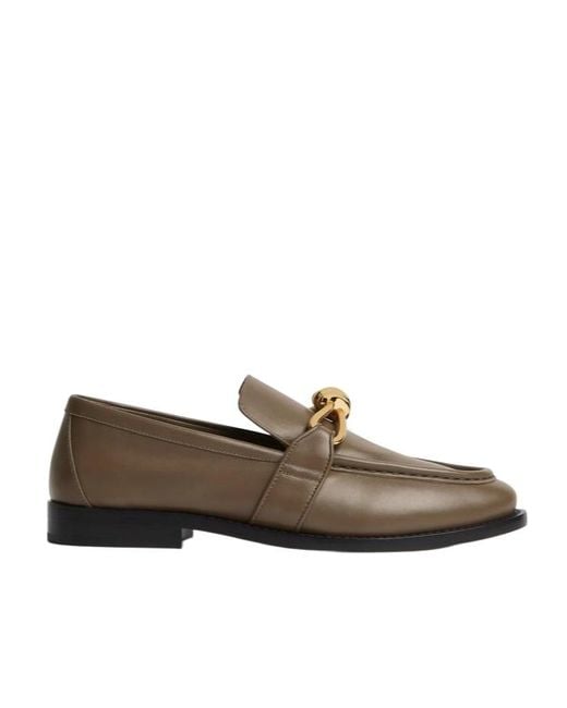Bottega Veneta Brown Astaire Loafers