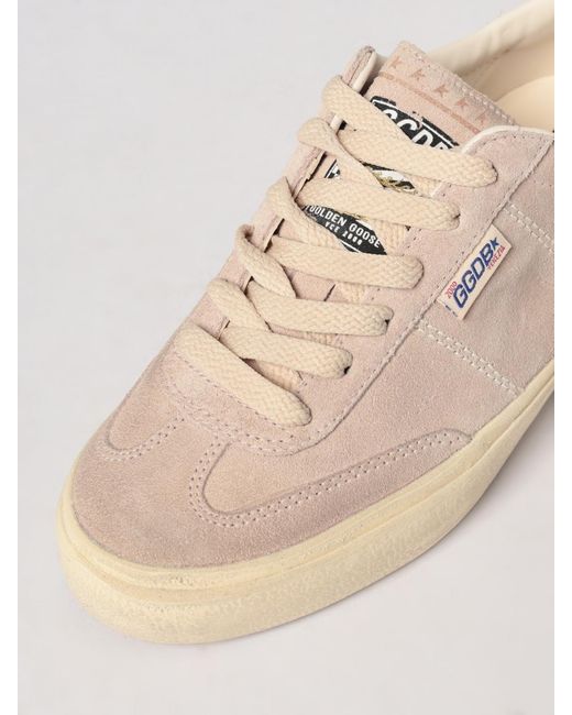 Golden Goose Deluxe Brand Pink Soul-Star Suede Low-Top Sneakers