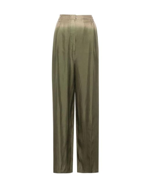 Prada Green Gradient Twill Pants