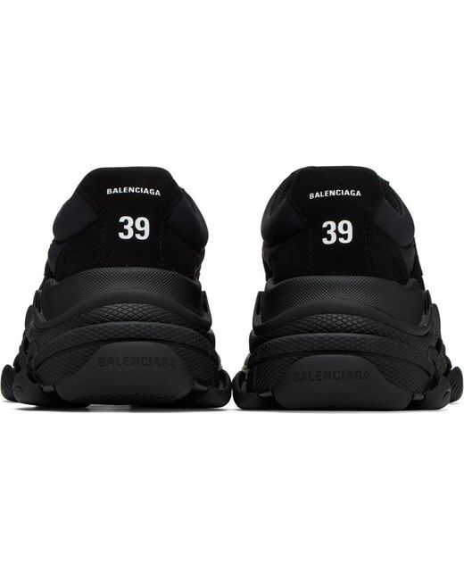 Balenciaga Black Triple S Sneakers for men
