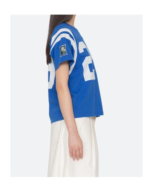 Sea Blue Georgie Crew-Neck T-Shirt