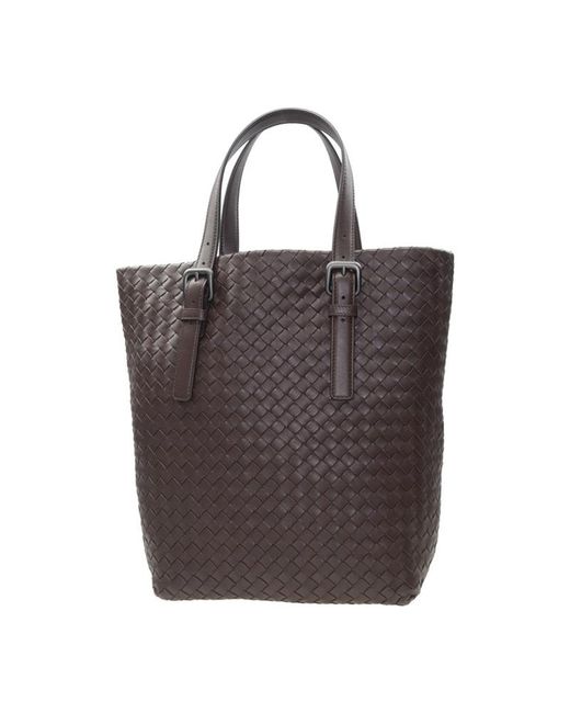 Bottega Veneta Brown Logo Handbag