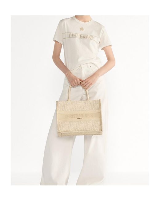 Dior Natural Medium Book Tote
