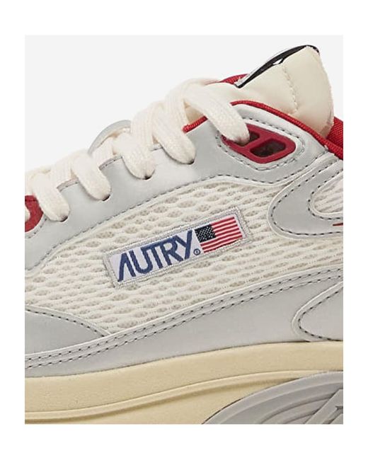 Autry Multicolor Hyperway Panelled Low-Top Sneakers for men