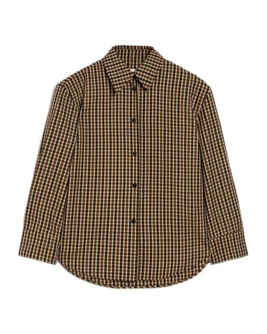 Jil Sander Brown Wool Shirt