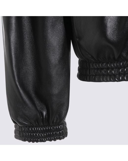Acne Black Leather Jacket for men