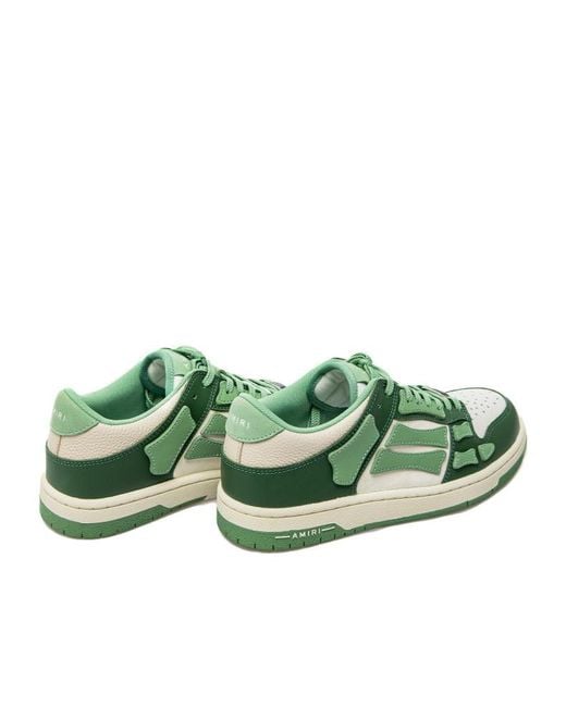Amiri Green Tie Low Upper Board Shoes for men