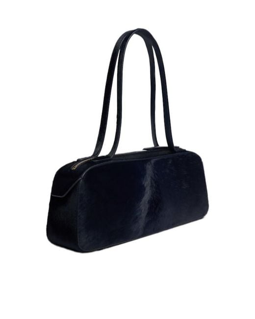 Khaite Blue Simona Pony Skin Shoulder Bag