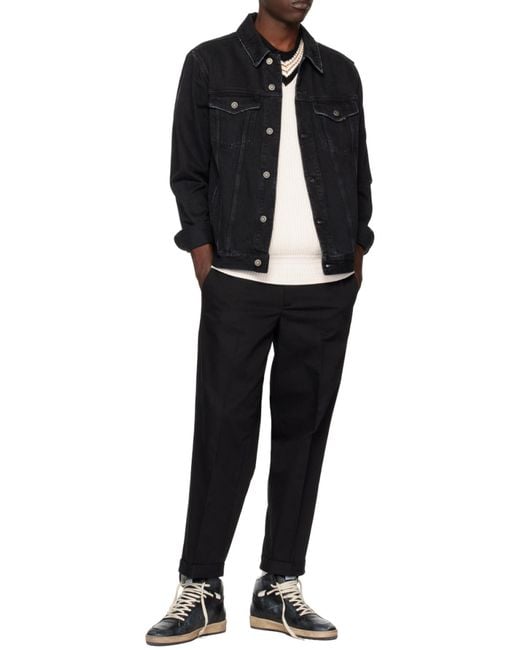 Golden Goose Deluxe Brand Black Tailored Straight-Leg Pants for men