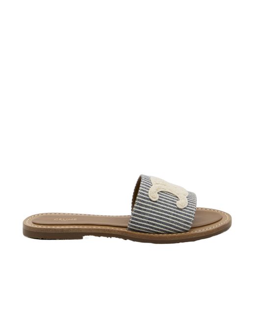 Céline White Lympia Mule