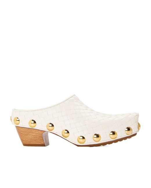 Bottega Veneta Natural Minimalist Design Sandals