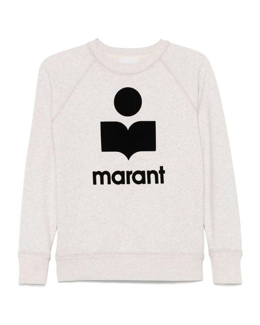 Isabel Marant White Millyny Cotton Sweatshirt