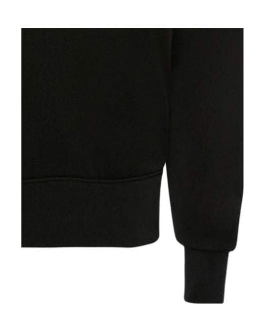 McQueen Black Graffiti Oversized Sweatshirt for men