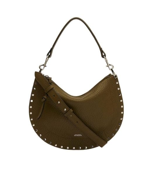 Isabel Marant Brown Oskan Soft Zipped Bag