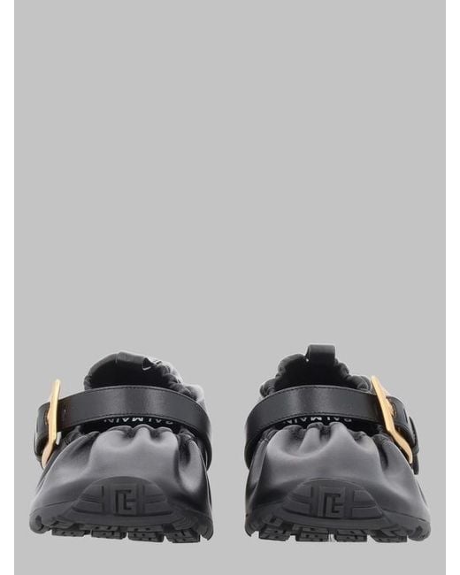 Balmain Multicolor Anthem Smooth Leather Ballet Flats