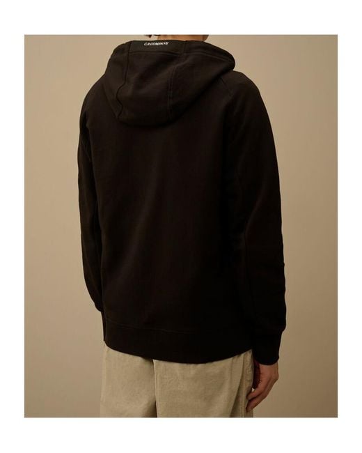 C P Company Black Long-Sleeve Sweatshirt for men