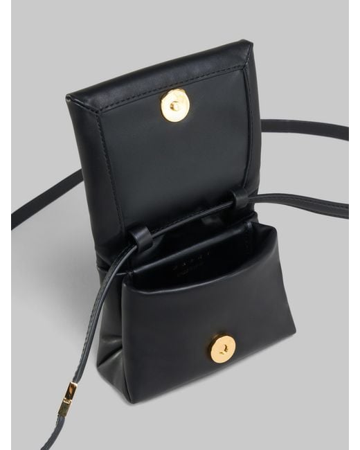 Marni Black Xaml Mini Clutch Bag