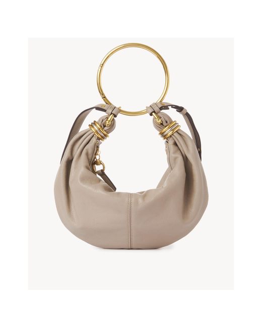 Chloé White Chloé Bracelet Hobo Small Shoulder Bag