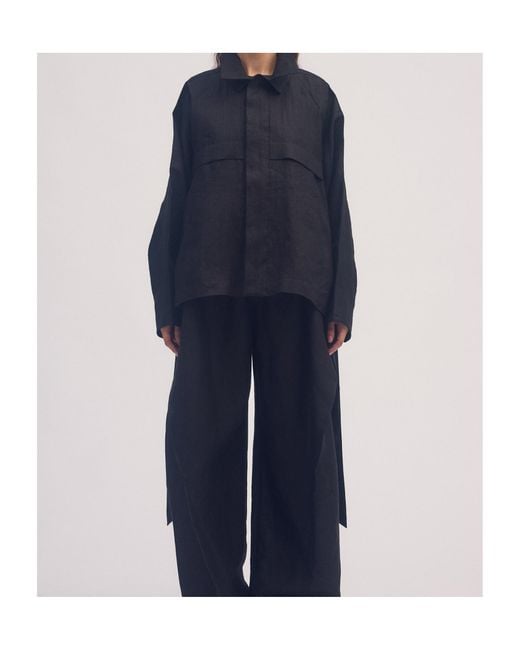 Issey Miyake Black Hempen Jacket