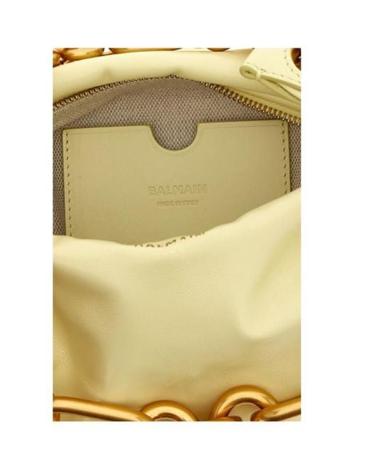 Balmain Metallic Mini Sync Bag