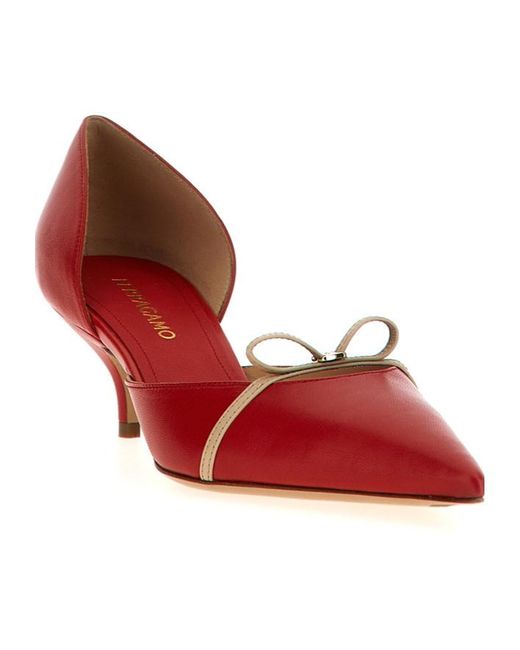 Ferragamo Red Gyoia Pointed High Heels