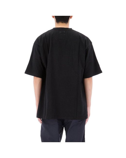 Nanamica Black Short-Sleeved T-Shirt for men