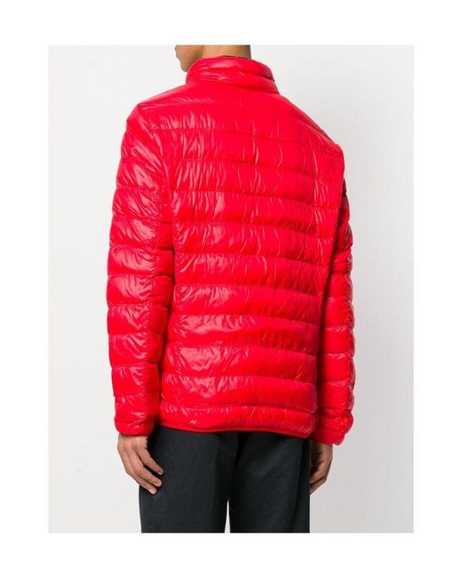 EA7 Red Padded Logo Jacket for men