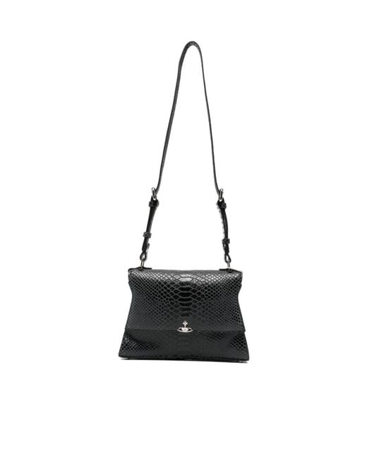 Vivienne Westwood Black Bianca Small Shoulder Bag