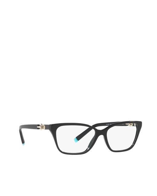 Tiffany & Co White Rectangle Frame Glasses
