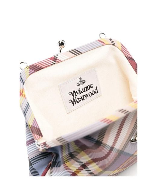 Vivienne Westwood Pink Orb Plaque Clutch Bag