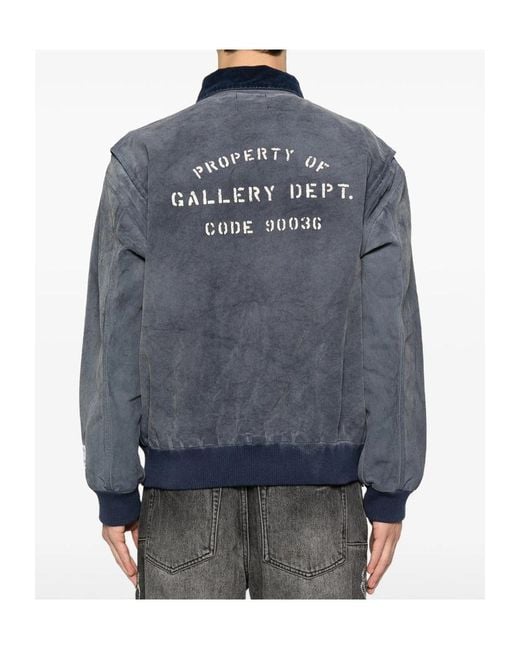 GALLERY DEPT. Blue Mechanic Logo Patch Jacket for men