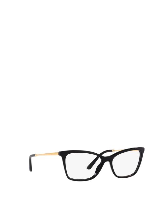 Dolce & Gabbana White Eyewear Rectangular Frame Glasses