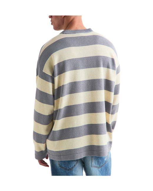 Stone Island Gray Round-Neck Sweater for men