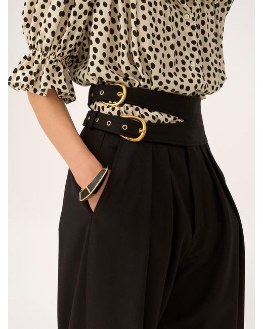 Chloé Black Chlo High-Waisted Tailored Trousers