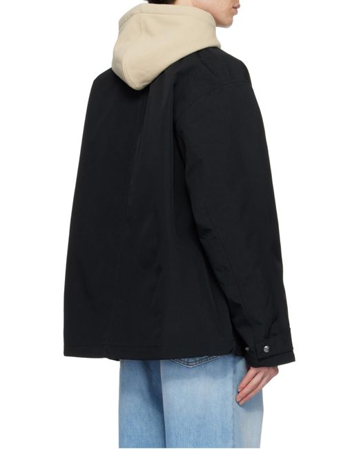 Carhartt Black Clapton Jacket for men