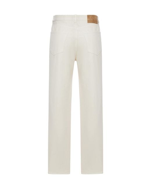 Haikure White Straight-Leg Jeans for men