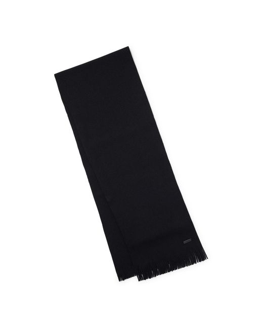 Boss Black Knitted Scarf for men