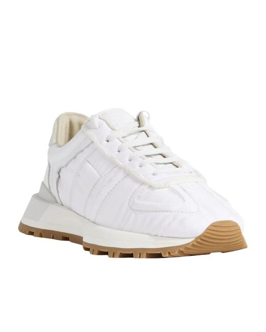 Maison Margiela White Minimalist Low-Top Sneakers