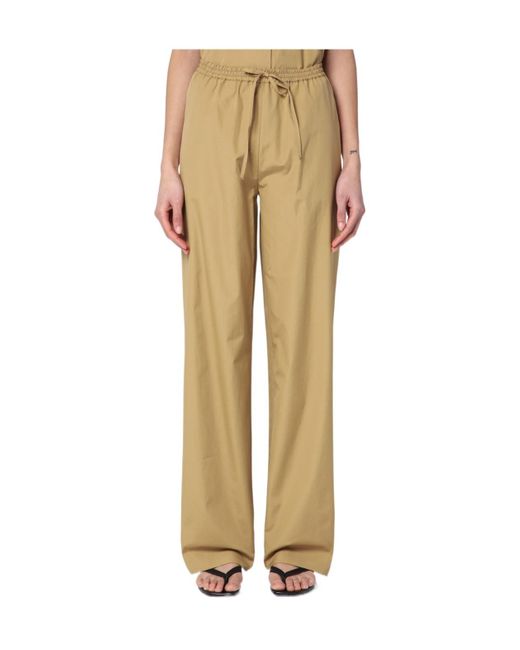Loulou de Saison Natural Elastic Waist Casual Pants