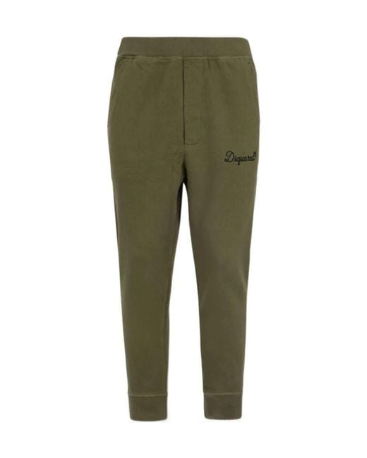 DSquared² Green Signature Jersey Pant for men