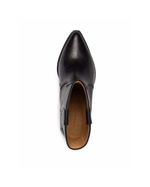 Isabel Marant Black Dewina Ankle Boots