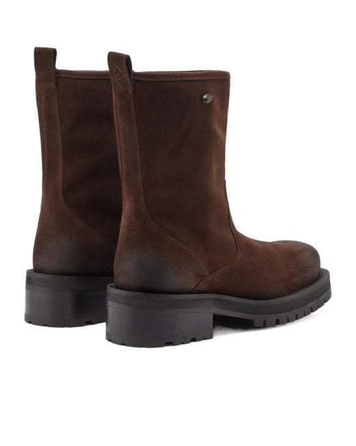 DIESEL Brown D-Texan Bk Boots for men