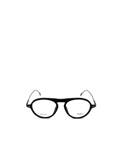 Tod's White Round Frame Flat Mirror for men