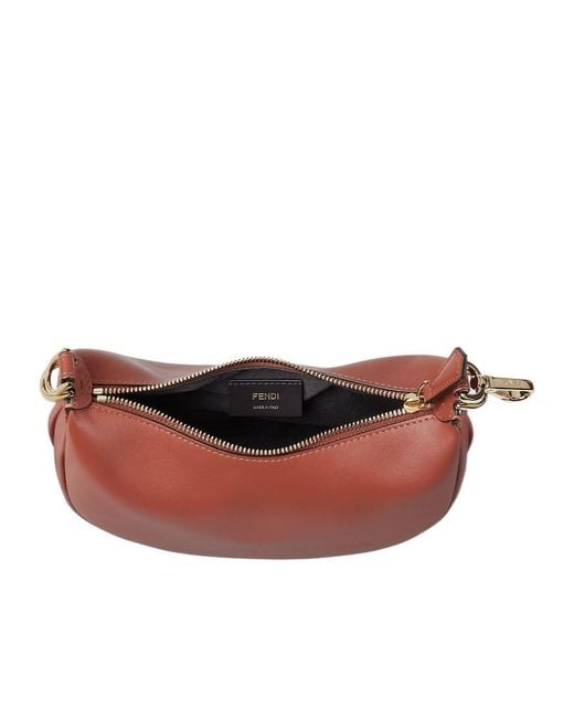 Fendi Red Graphy Mini Tote Bag