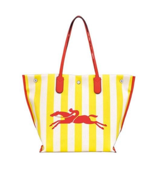 Longchamp Yellow Roseau Essential Large Tote Bag