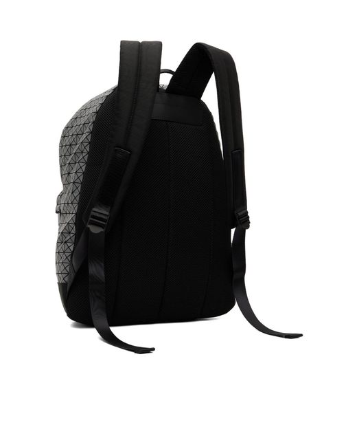 Issey Miyake Gray Geometric-Panelled Backpack for men