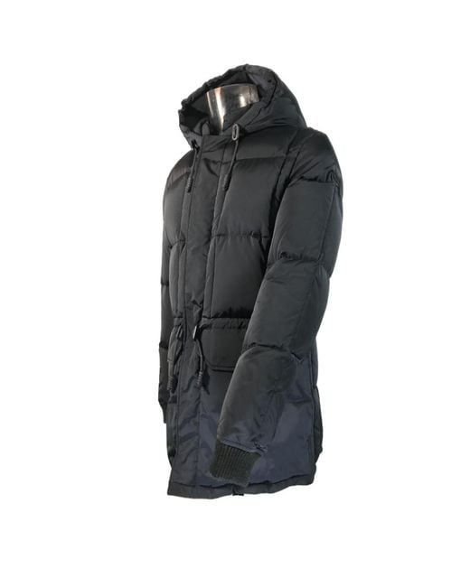 Emporio Armani Blue Logo Down Jacket for men